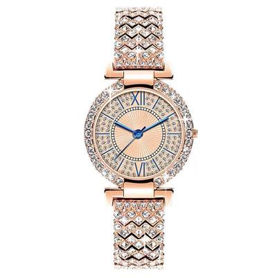 Douyin-Inspired Rhinestone Fashion Watch for Women - Sleek and Shiny Ladies' Bracelet Watch