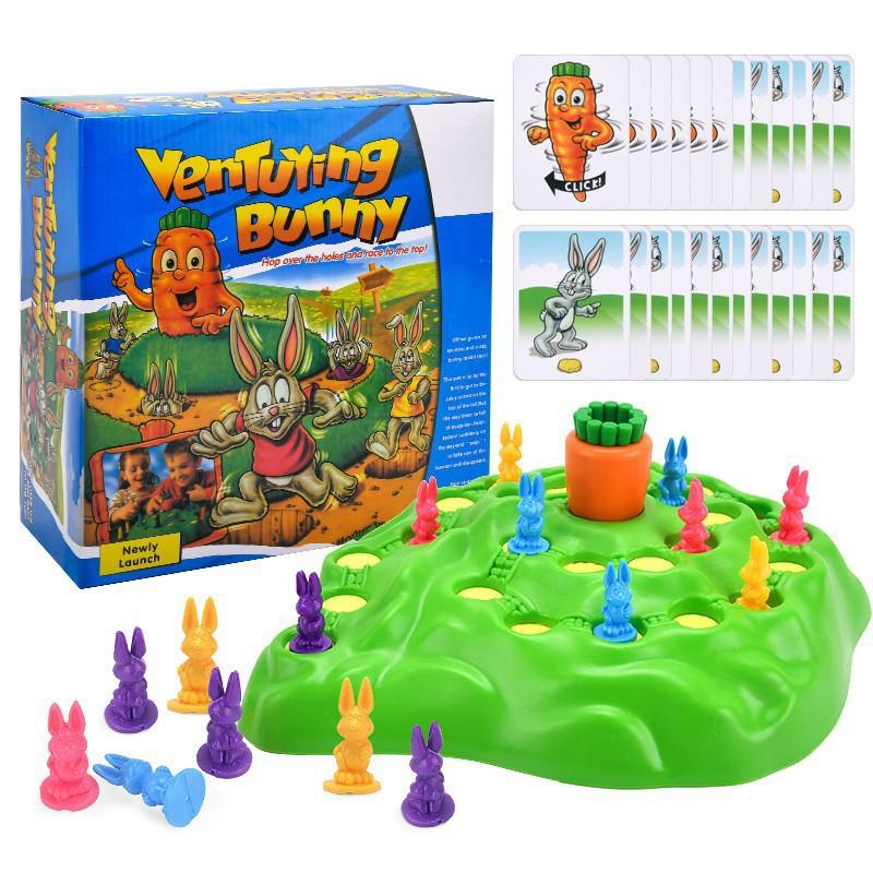 

Детская настольная игра 2-4 игрока Забавная игра-ловушка с кроликом Кролик Бег по пересеченной местности