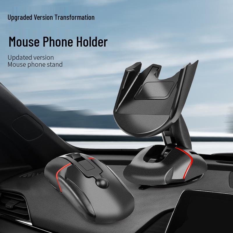 Car Multi-Functional 360° Rotating Phone Mount with Silicone Suction Cup