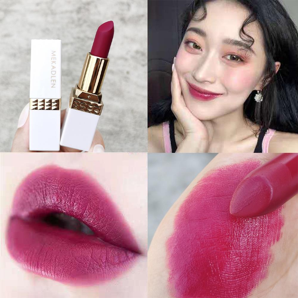 McCarthy Lun Orange Lipstick - Carrot Orange, Creamy Rose, Purple-Pink Matte, Brightening, Niche Lipstick for Women.