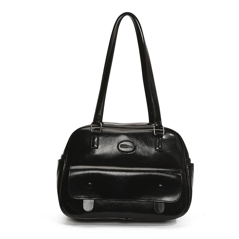 

Underarm briefcase bag women s new fashion college style backpack large capacity shoulder bag tote bag one size fits all чорний