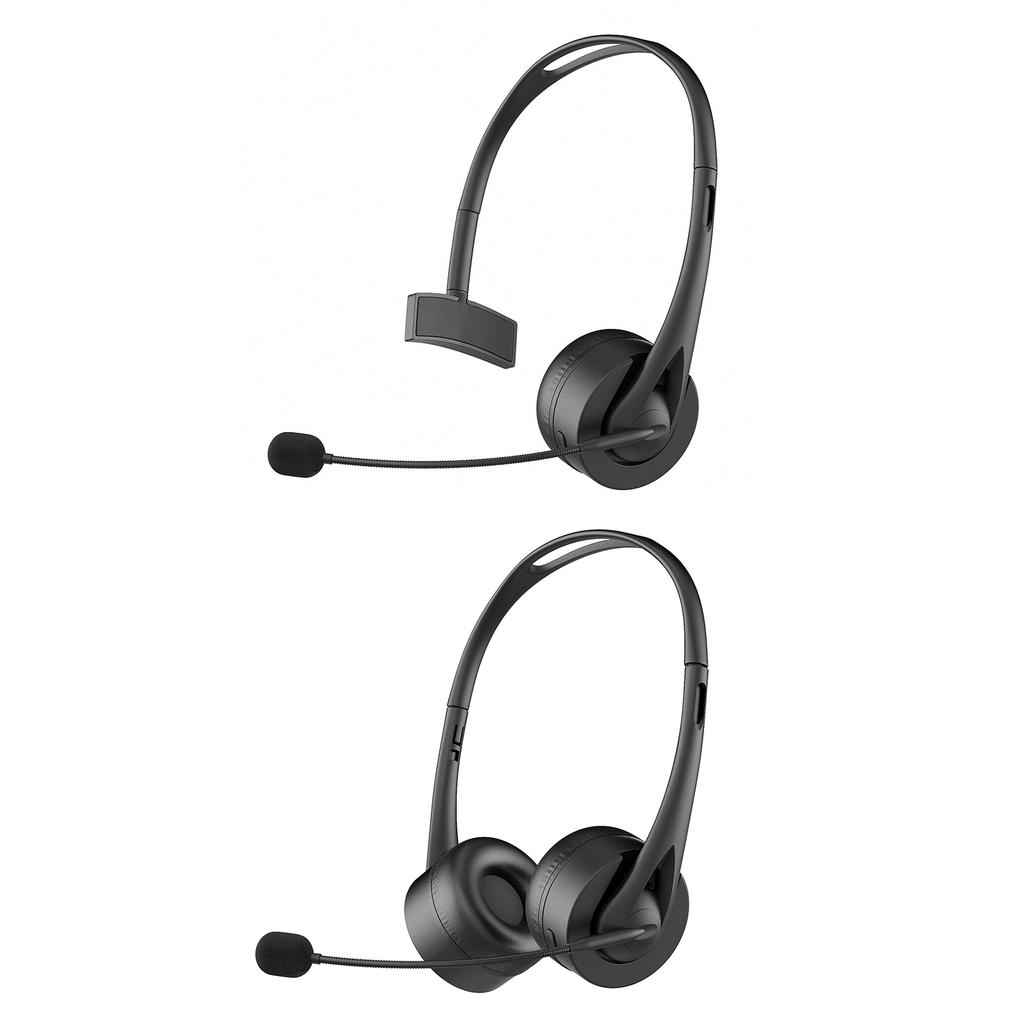 Wireless Headset with Microphone Noise Cancelling Wireless Headset for Work Home/Office/Call Center/PC/Computer/Laptop