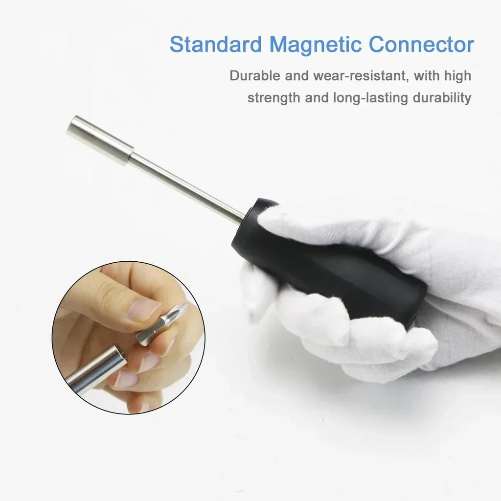 Fixed Value Torque Screwdriver 1/4inch 6.35mm Black Drive Spinner Handle Socket Driver Handle for Bike Repairing