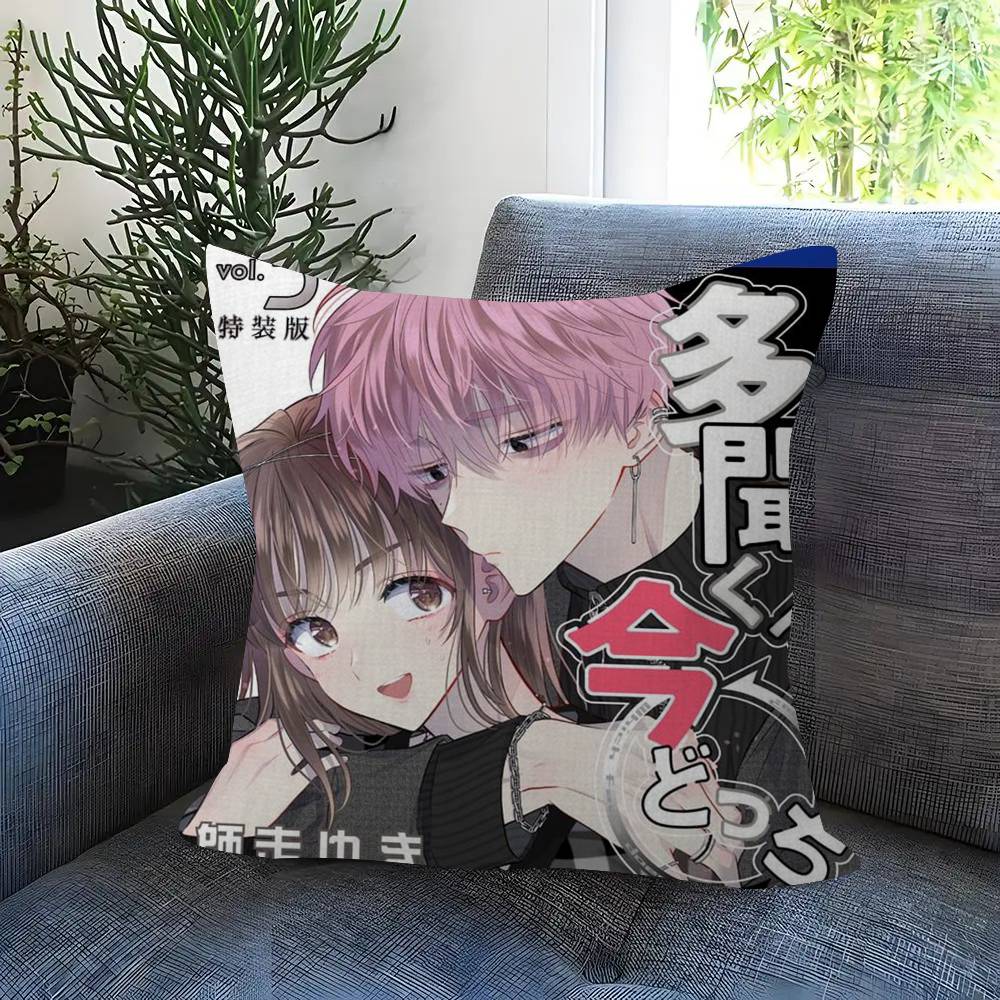 Cartoon Anime TTamons BSide Manga Cushion Cover Pillowcase Upholstery Sofa Throw Pillow Home Decor Pillowcas