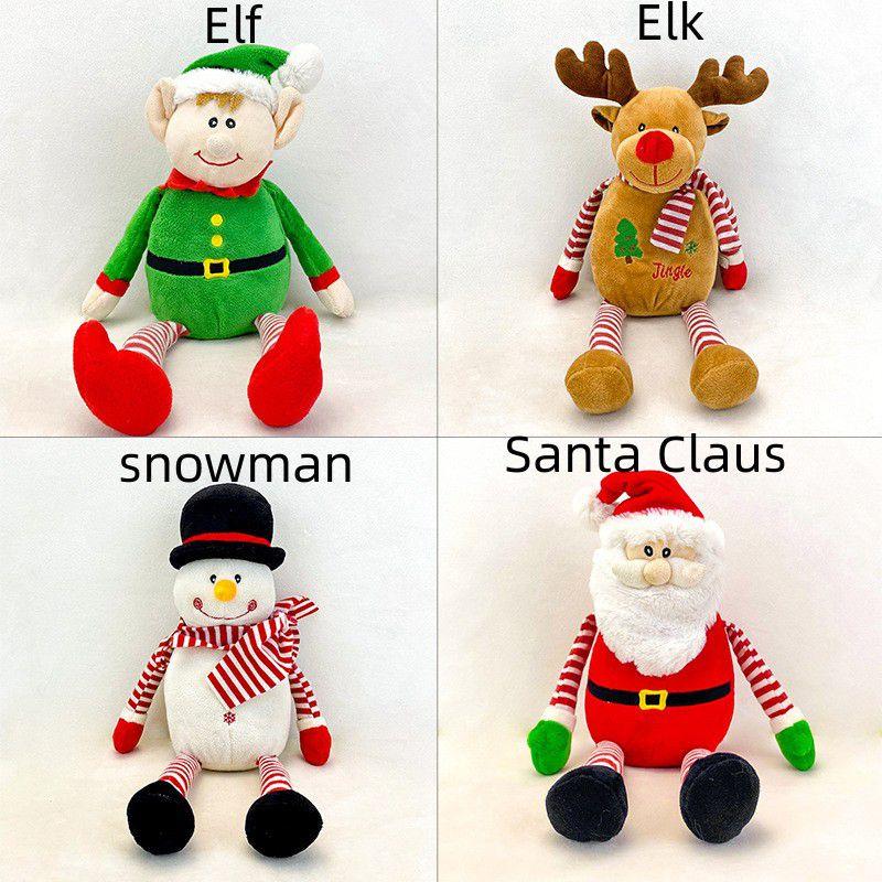 

Unique Christmas Animal Children s Gift Plush Santa Snowman Elk Doll SantaClaus