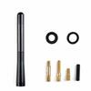 47inches+ Screw Car Antenna Carbon Fiber Radio FM Antena Black Kit Universal