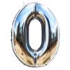 1pcs 35cm Cute Silver Numbers Letters Foil Balloons Birthday Decoration Ballon