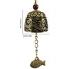 Feng Shui Wind Bell Retro Buddha Dragon Elephant Wind Chime Vintage Windchime Home Hanging Ornament Blessing for Luck Wind Chime