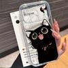 Funny Black Cat Couple Case For Redmi A5 A3 A2 A1 15C 14C 13C 13 12 12C 10C 9C 9A 10 9 Soft Cute Silicone Transparent Cover