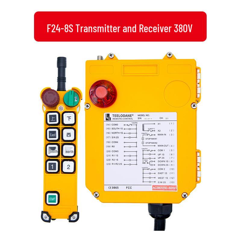 Yuding Weikong F24 Series Single Speed Wireless Overhead Crane Hoist Remote Control