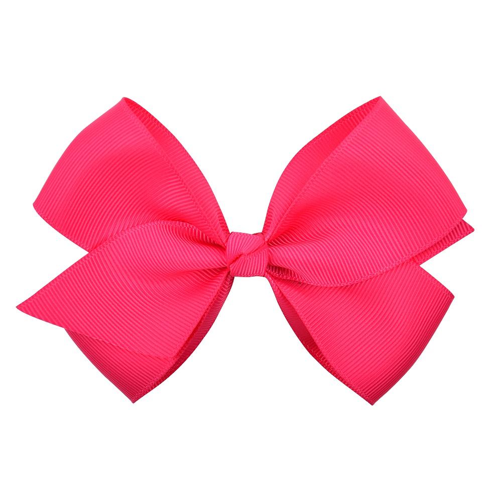 1pcs 4.5 Inches Sweet Candy Color Hair Bows With Clip Kids Girls Boutique Handmade Hair Clip Hairgrips Hair Accessories