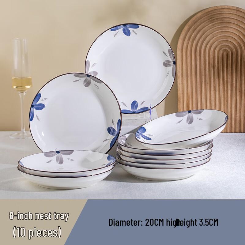 Nordic Style Underglaze Ceramic Dinnerware Set