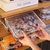 Stackable Puzzle Storage Box Large Capacity Multifunctional Document Organizer Flip Cover Dustproof Jewelry Container