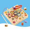 Engaging Wooden Fishing Game Toys For Boys And Girls With Magnetic Elements