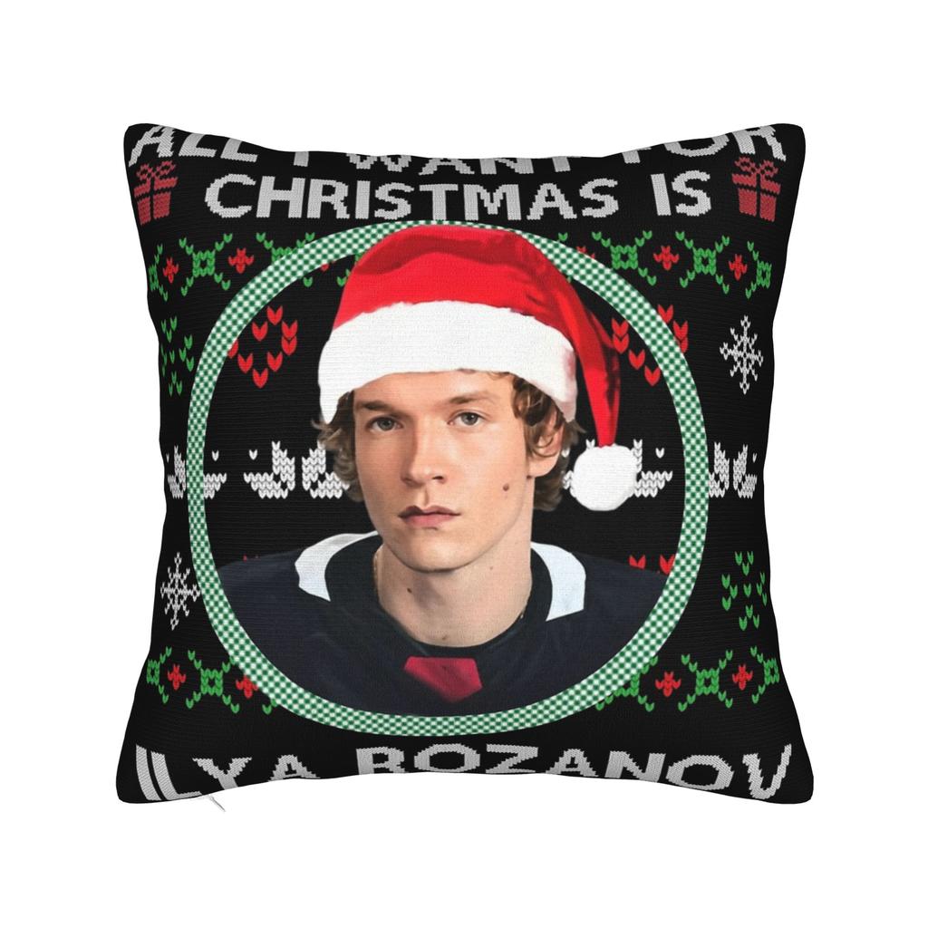 Heated Rivalry Humorous Pillowcase Product Printed Cushion Cover Decoration Hollander and Ilya Rozanov Throw Pillow Case