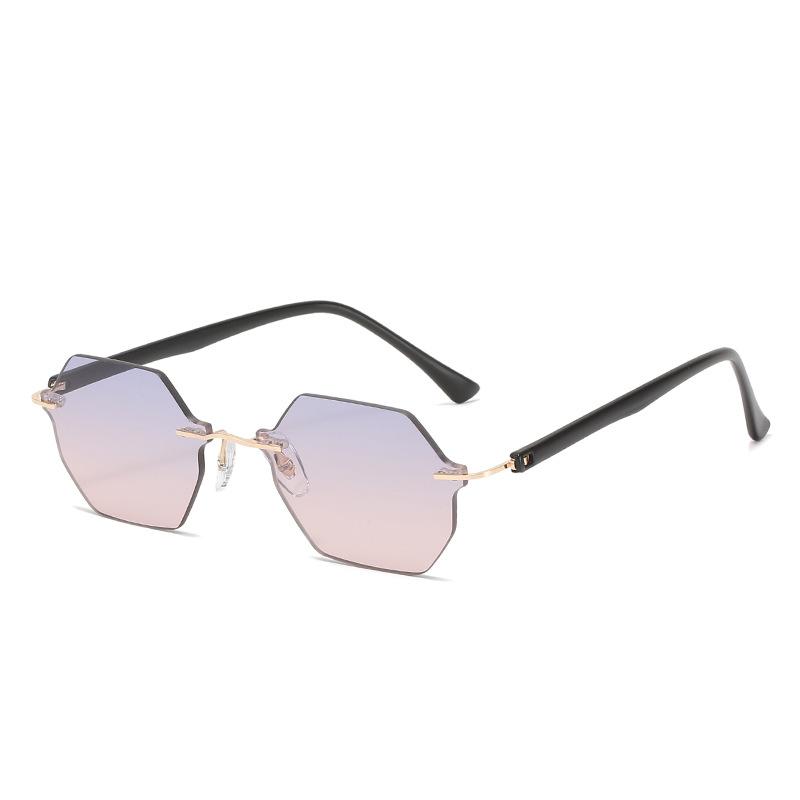 JYL TS Sunglasses Unisex UV Protection Irregular Metal Street Shot 9522 A-13044 олений