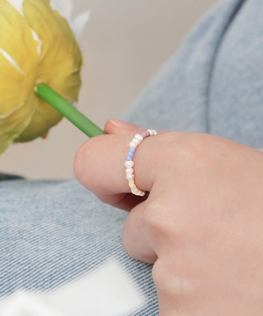 47Bag 925 Imperfect Freshwater Pearl Bead Ring Chichi