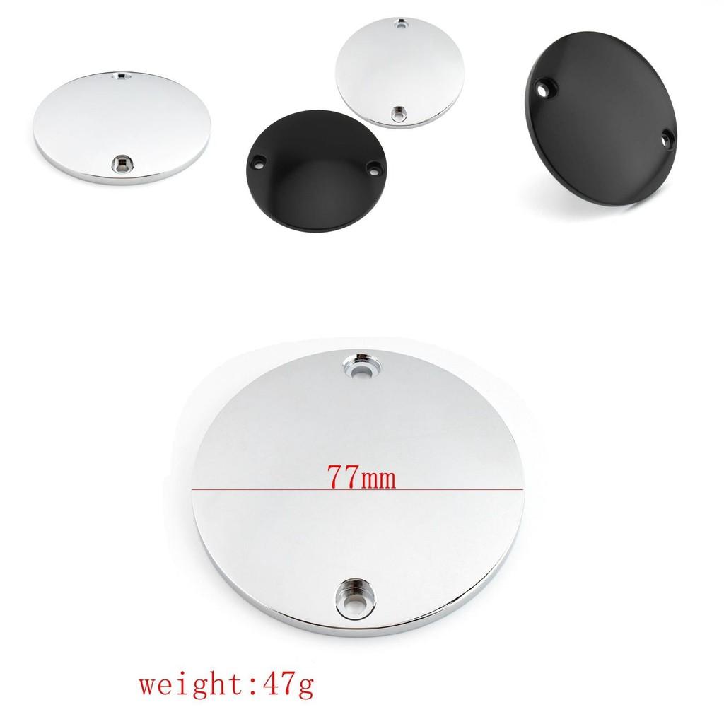 Resilient Engine Clutch Cover For Glide Road King Soft Tail With Elegant Finish In Black Silver