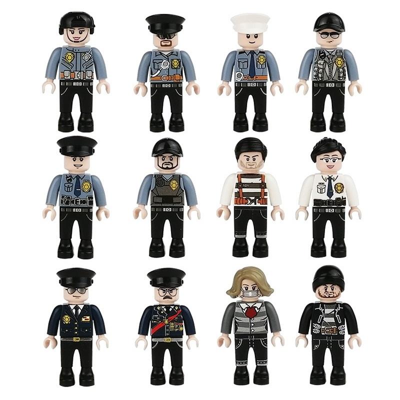 SWAT City Police Special Forces Moc Modern Army Soldier Sets Minifigure MOC Assembly Army Building Block Bricks Toys