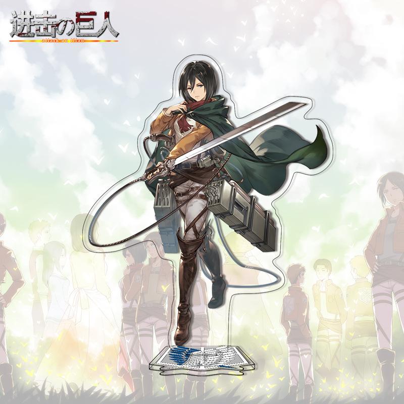 Attack on Titan Acrylic Stand Anime Large Stand Cartoon Cute Character Figure Display Stand Anime Merchandise Collectible Gift