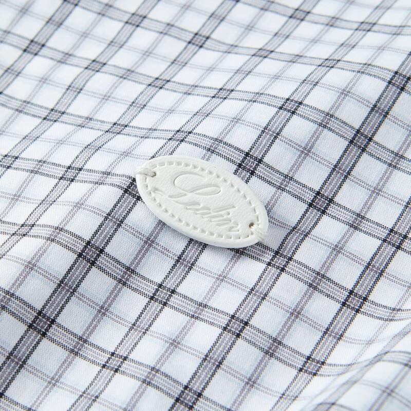 Ledian Women's Waist-Cinched Plaid Shirt