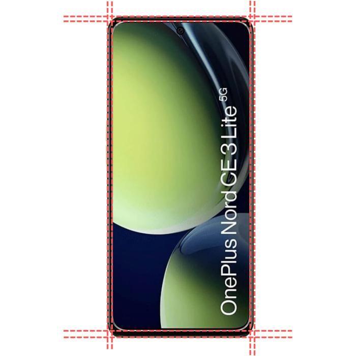 Tempered Glass for OnePlus Nord CE 3 LITE 5G [2 Pack] Phonillico® Screen Protector Glass Film