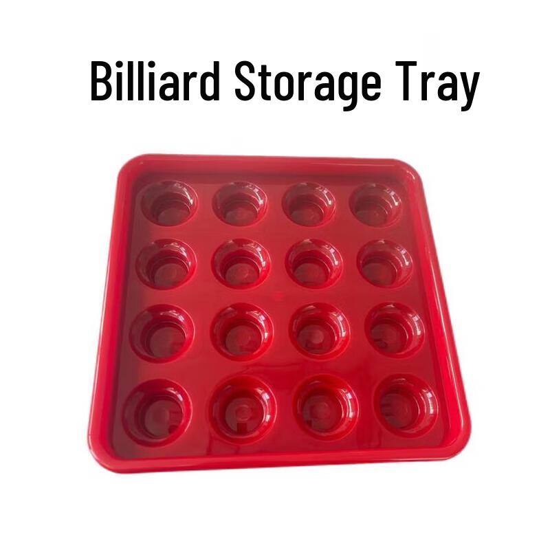 Jun Ding Camp Red Billiard Ball Storage Tray 5-Pack