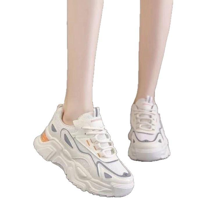 Mesh Dad Shoes Ins Trendy New Autumn Casual Shoes Thick-soled Heightening Sports Shoes