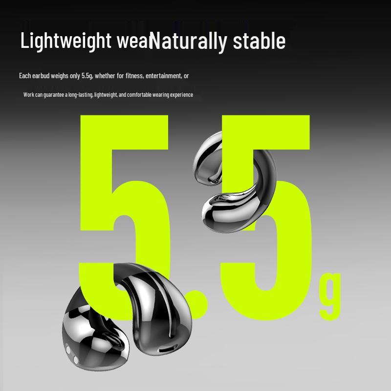 Lansdon TS22 Wireless Bone Conduction Ear-Clip Earbuds