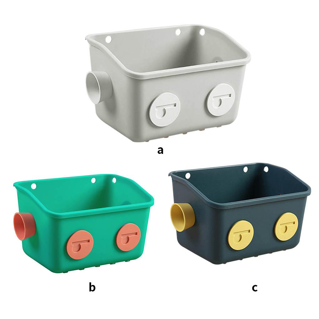 Non-drilling Hanging Storage Basket Multifunctional PP Storage Basket Househlod Bedside Sundries Organizer