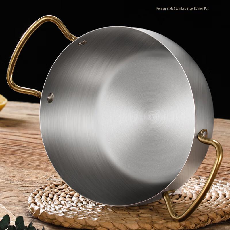 ZISIZ Korean Style Stainless Steel Ramen Pot
