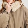 Chuyu Women's 2025 Winter 90% Down Teddy Fleece Barn Jacket