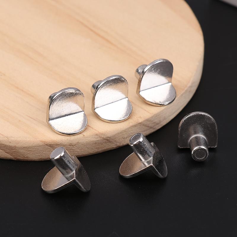 20Pcs 5Mm L-Shaped Shelf Support Studs Pegs Pins Plugs Cabinet Seperator Fixed Wooden Glass Layer Board Furniture Bracket Holder