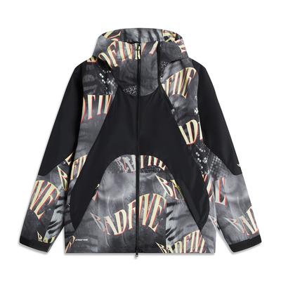 Giacca a vento da uomo serie basket Li Ning Bad Five Capospalla Nero AFDU065-4