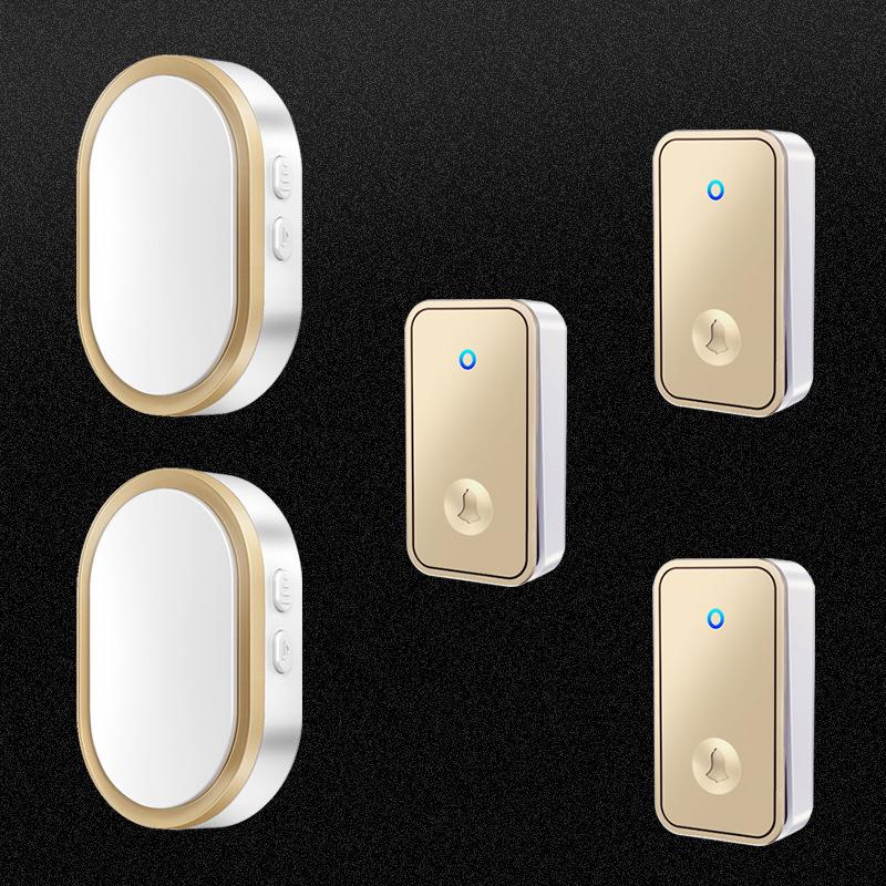 Wireless Waterproof Self-Powered Doorbell for Home - Ultra-Long Range, Battery-Free Smart Remote for Elderly Assistance
