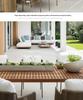 Open-Air Rattan Woven Table & Chair Set for Patio, Balcony & Garden