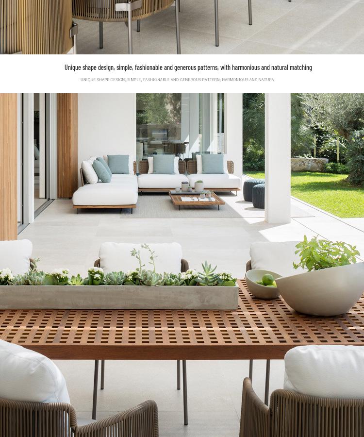 Open-Air Rattan Woven Table & Chair Set for Patio, Balcony & Garden