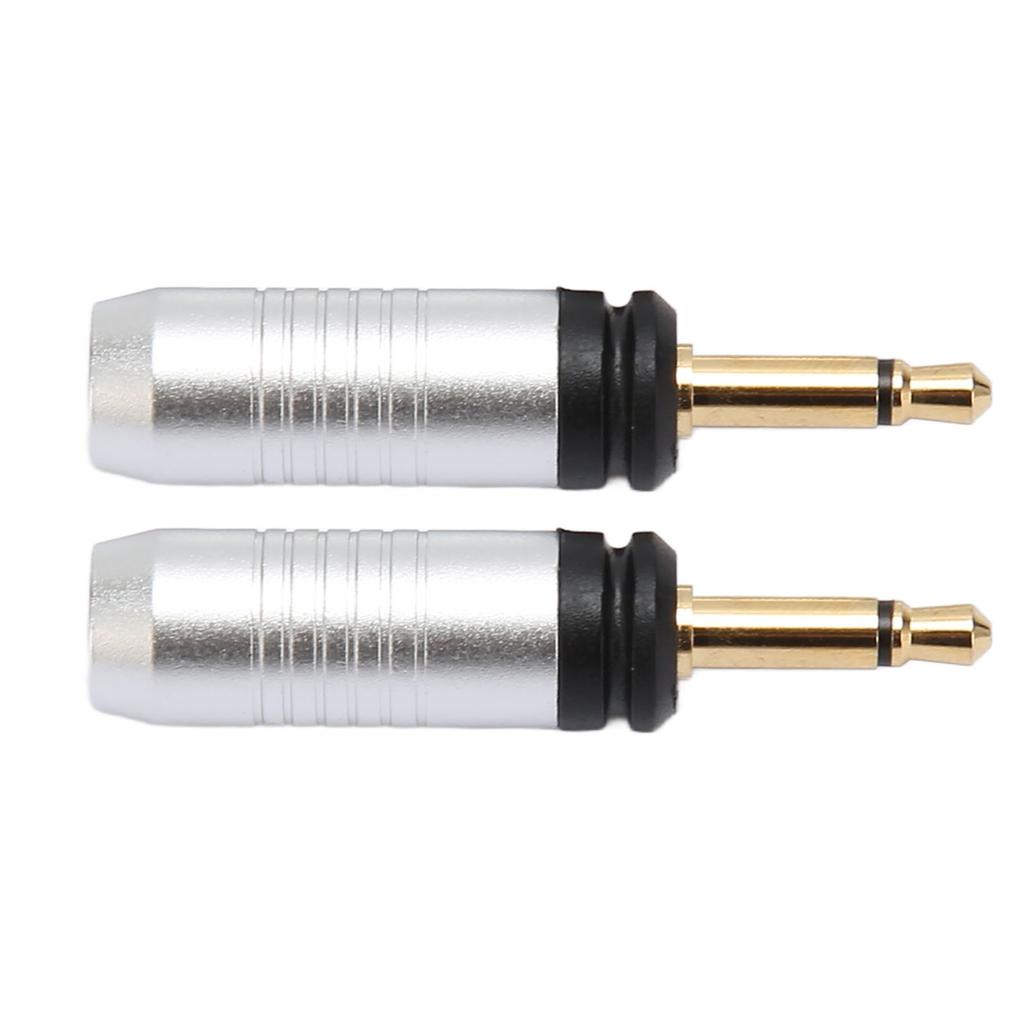 3,5mm Reparaturstecker Lötversion Vergoldet Ersatz Mono Stecker 3,5mm Stecker für Focal Clear Mg