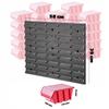 KADAX Tool Board Workshop Wall 58x39 Cm + 25 Trays Garage Workshop