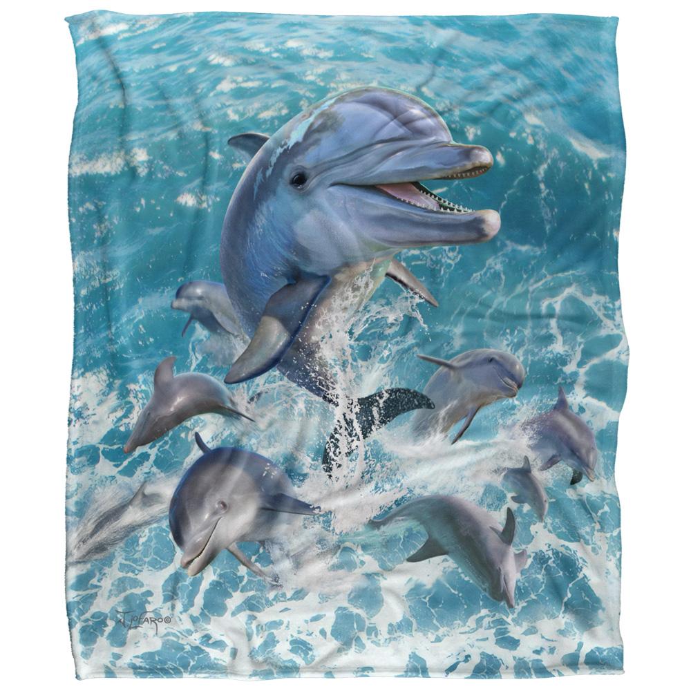JQ Licensing Jlo Silky Dolphin Jumpers Supersoft Blanket