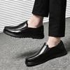 Chaussures en cuir véritable pour hommes, marque de luxe, chaussures de conduite décontractées à enfiler pour hommes, chaussures décontractées pour hommes