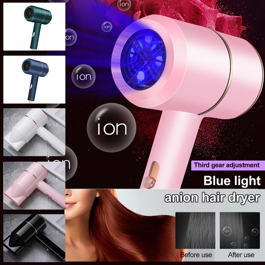 1600W Professional Salon Hair Dryer 2 In 1 Hot Air Brush Hair Dryers Negative Ionic Hair Blow Dryer Strong Wind Hot Dryer
