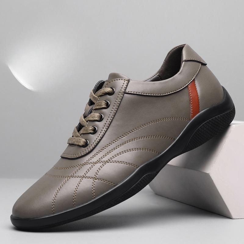 Sports and Leisure Shoes for Men, British Non Slip Single Shoes, Comfortable Soft Soled Men's Casual Leather Shoes