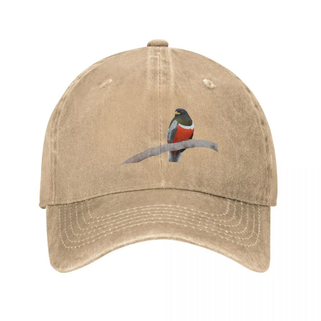 Elegant Trogon Baseball Cap Hats On Offer Custom Cap Beach Outing Luxury Cap Unisex Hats Womens