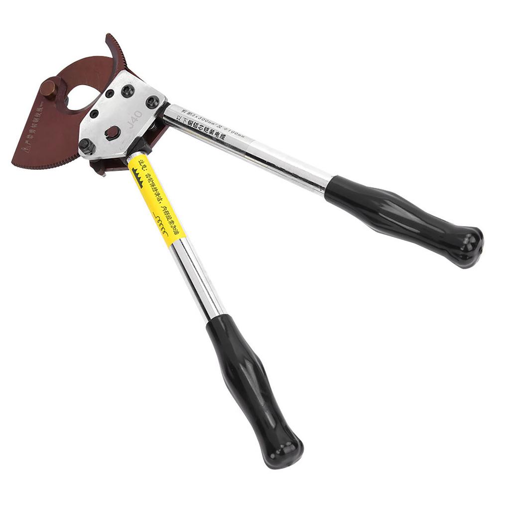 Manual Ratchet Cable Cutter Industrial Manganese Steel Blade Wire Cutting Hand Tool