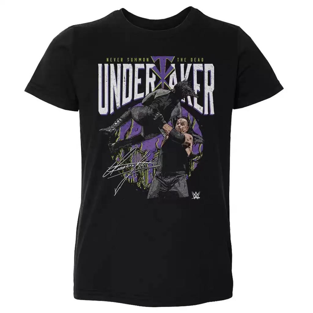 Herren Damen Kurzarm Mode WrestleMania Bedruckte WWE T-Shirts Sommer Hochwertige Baumwoll-Tees Kostenloser Versand