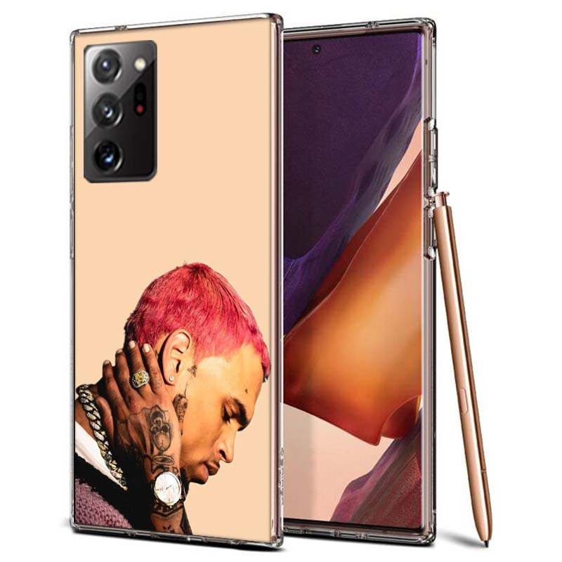 Chris Brown American Rapper Phone Case for Samsung A55 A35 A25 A15 A07 A05S A16 A17 A26 A36 A37 A56 A57 Galaxy Note 20 10 A50S A