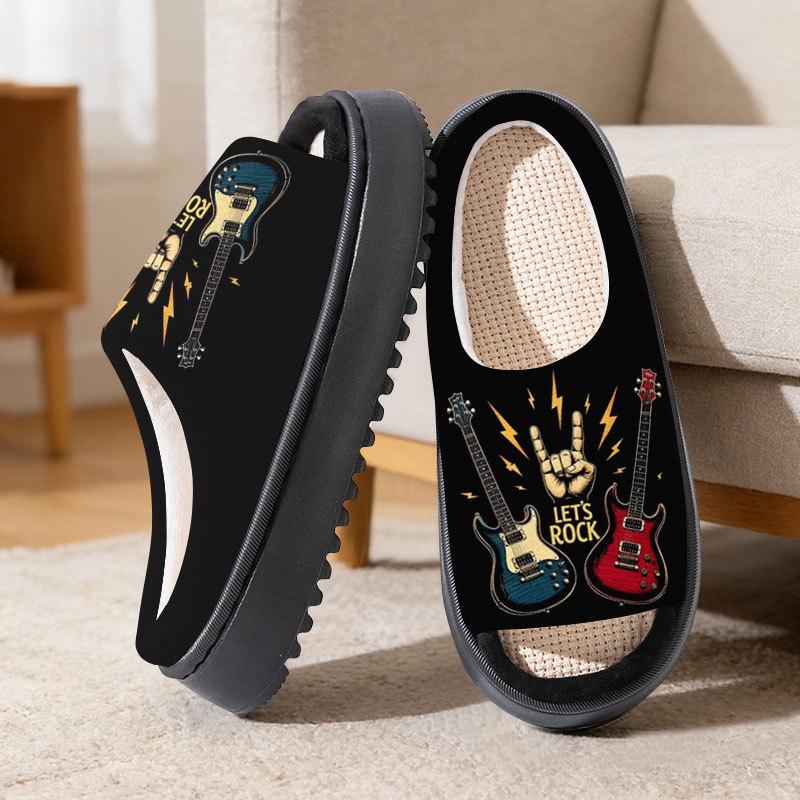 Exclusive Cartoon Linen Cotton Slippers for Couples - Unisex Spring, Summer, Autumn 42-43 цветочный