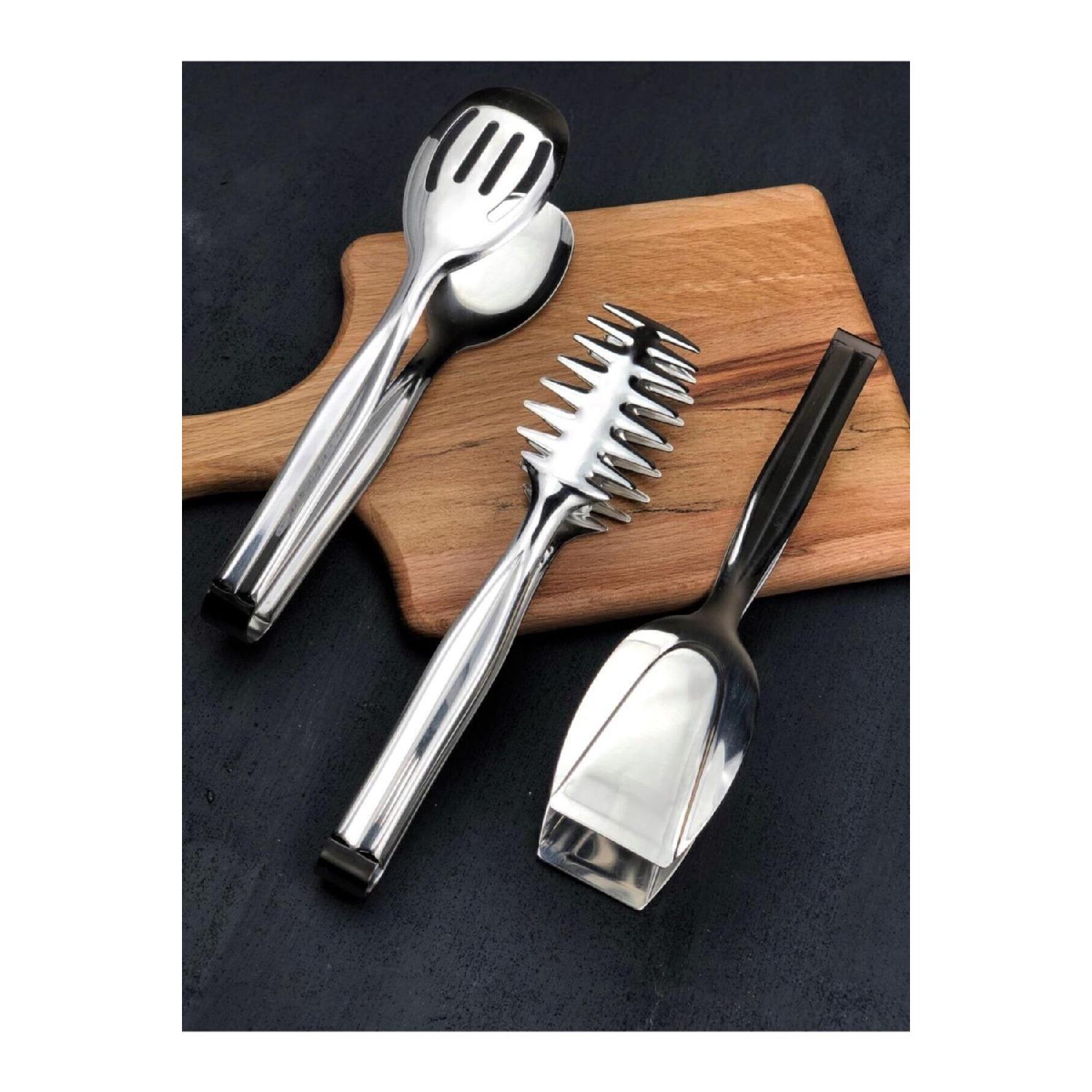 

Dmr Life Simple Service Presentation Cake Salad Cake Tongs Set Set Of 3 чистий
