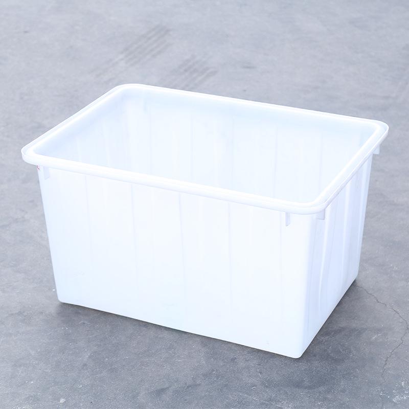 White 90-400L Thickened PE Square Water Storage & Aquatic Tank